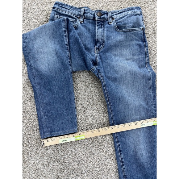 Levis Made & Crafted Jeans Mens 31x27* Blue Needle Narrow Slim Fit Stretch Denim - Picture 16 of 16